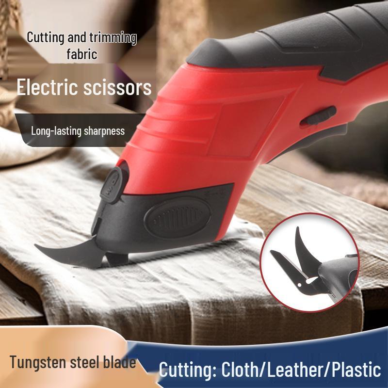 Handheld Electric Fabric & Paper Cutting Scissors Cutter head with base