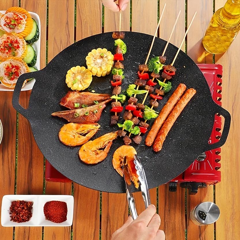 Grill Pan Barbecue Pan Pork Belly Non-stick Cooker Maifan Stone Induction Cooker Gas Barbecue Tray Roast Plate