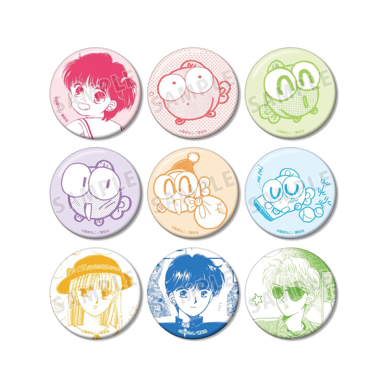 

Goldfish Trading Original Piece Can Badge Box of 9 Warning!