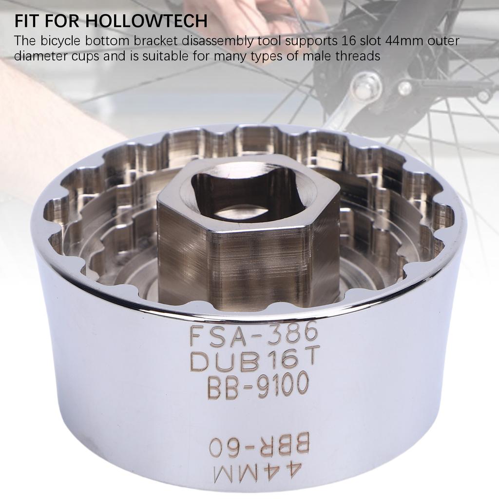 Bicycle Bottom Bracket Disassembly Tool Fit for BB9000 BBR60 DUB 30 FSA386 5 in 1 Multifunctional Cup Remover