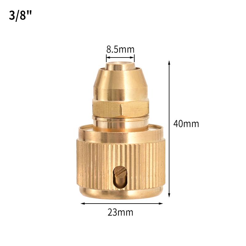 1/2" 3/4“ Alloy Thread Quick Adapter Coupler Connector Garden Irrigation Connector Drip Copper Hose Fittings Watering System