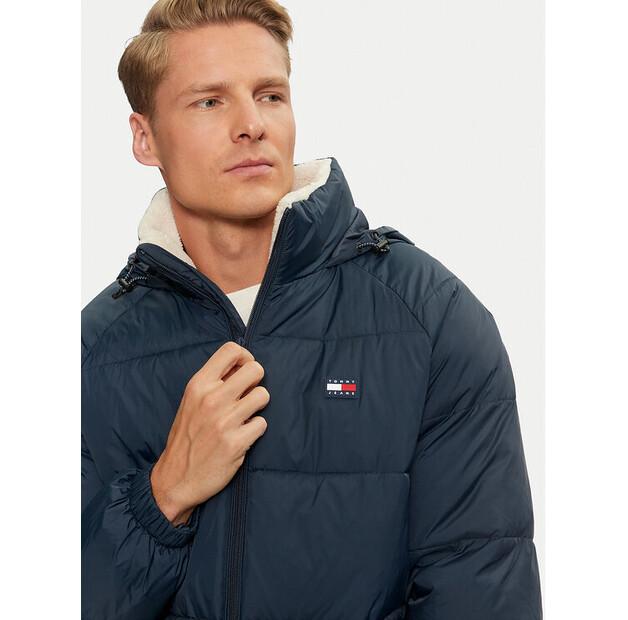 Down Jacket Tommy Jeans DM0DM20003 Blue Relaxed Fit