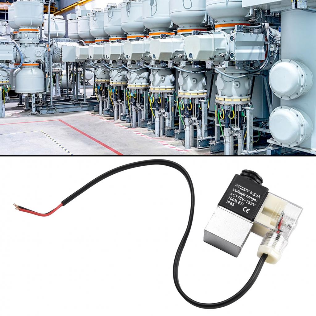 Air Compressor Accessories Solenoid Valve 2 Way Normally Closed Carbon Steel