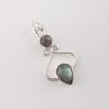 Labradorite Gemstone 925 Sterling Silver Designer Pretty Pendant 1.60" For Mother PP-13-34