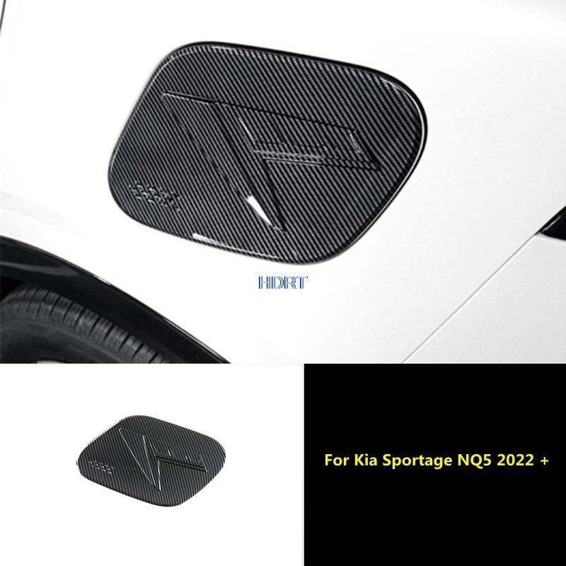 Gas Tank Cover Fuel Gas Cap Oil Cover For Kia Sportage NQ5 + Car Styling Protector Decoration Accessories Exterior Sticker