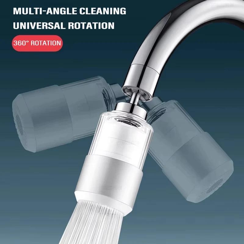 New 2 Mode Faucet Extender 360Degree Rotatable Faucet Nozzle Adapter Home Water Saving Bubbler Kitchen Bathroom Faucet Accessori