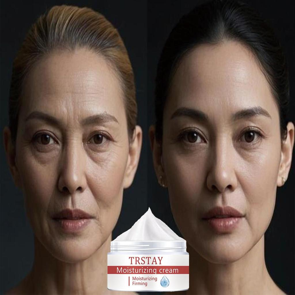 A hydrating moisturizing cream to make it look smoother and less wrinkled, an essential part of your daily facial