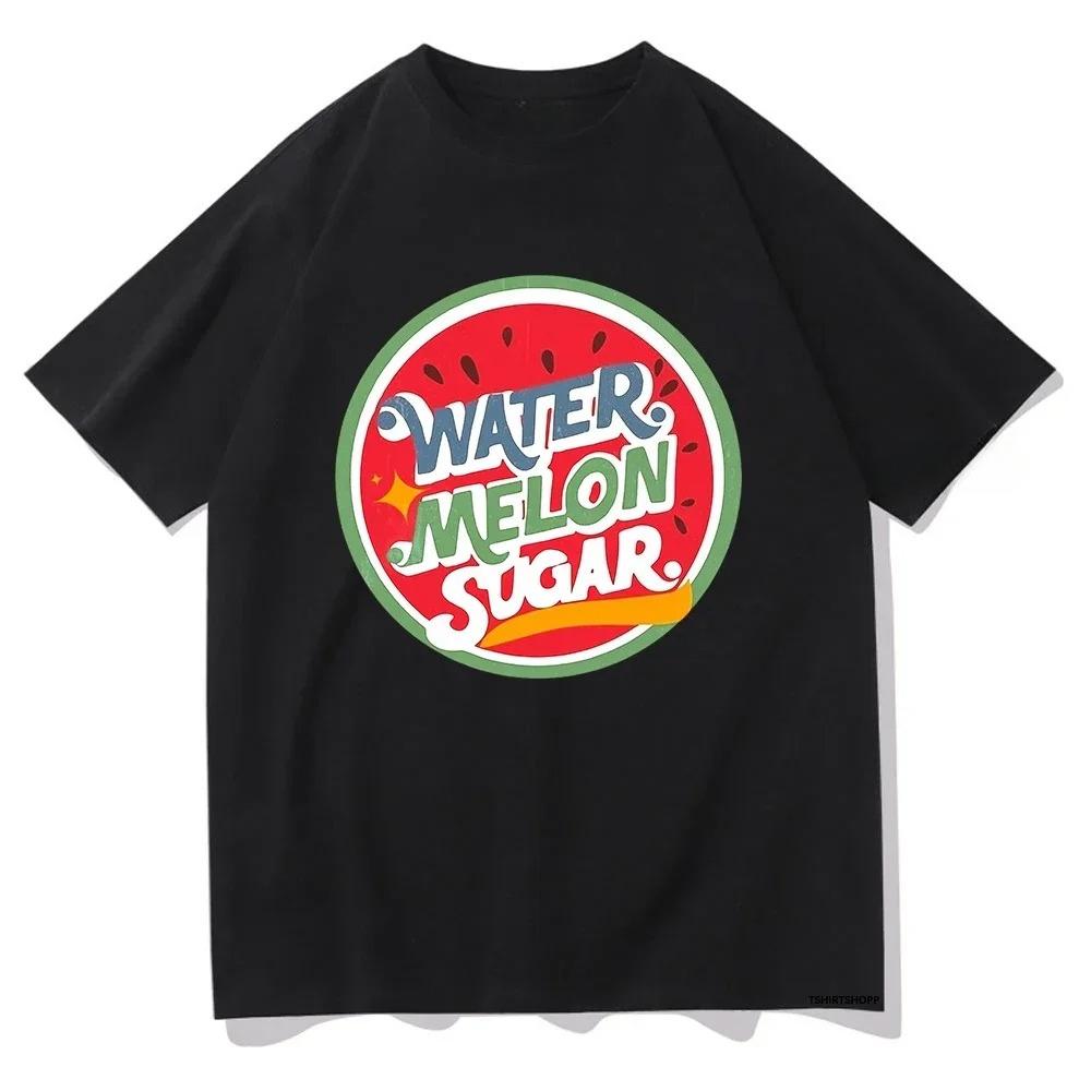 Women Vintage Watermelon Graphic T Shirt Funny Y2K Aesthetic Korean Style Streetwear Summer Tops