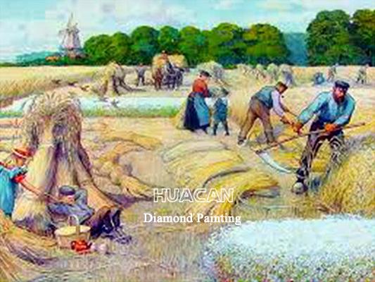 Vollbohrer Diamantmalerei Landschaft Diamantkunst Mosaik Pastorale Stickerei Portrait Wohndekoration