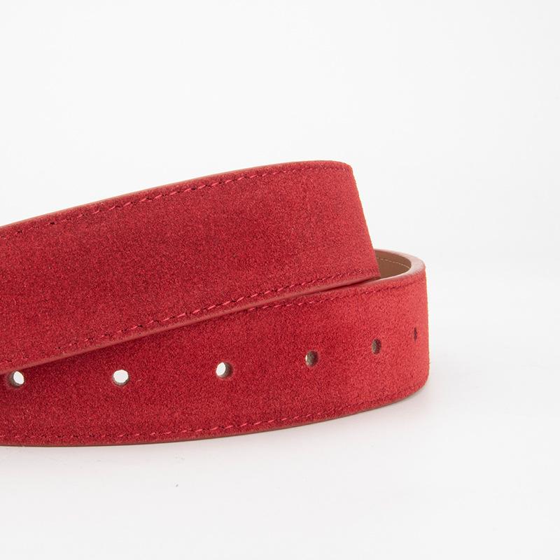 New Matte Leather Belt for Women's Retro Simple Versatile Pin Buckle Skirt for Jeans Decorative Belt for Women