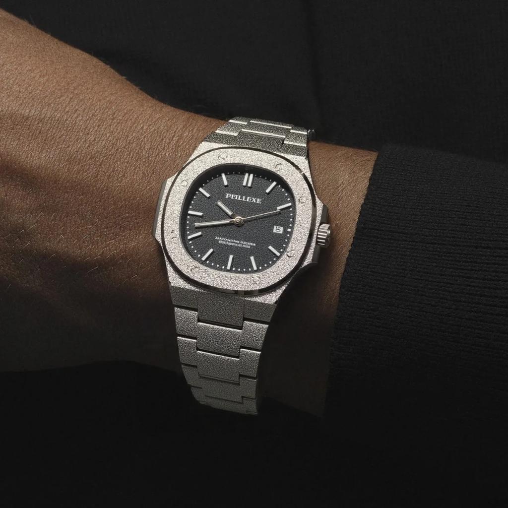 Frosted Case Black Matte Material Business Quartz Watch Men High Quality Cool Dial Classic Personality Watches Men Luxury Clcok