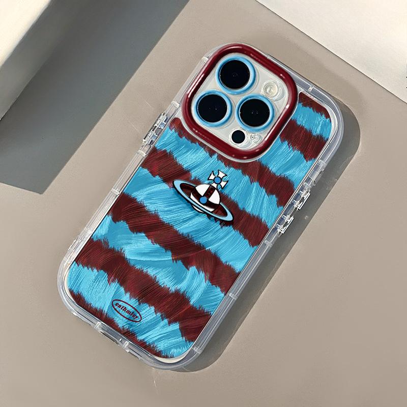 

Синий нижний плюшевый полосатый чехол для телефона iPhone16promax Apple Cream Feather Yarn All Wrapped 11 Ultra-thin Xs iPhone 16 Pro Max