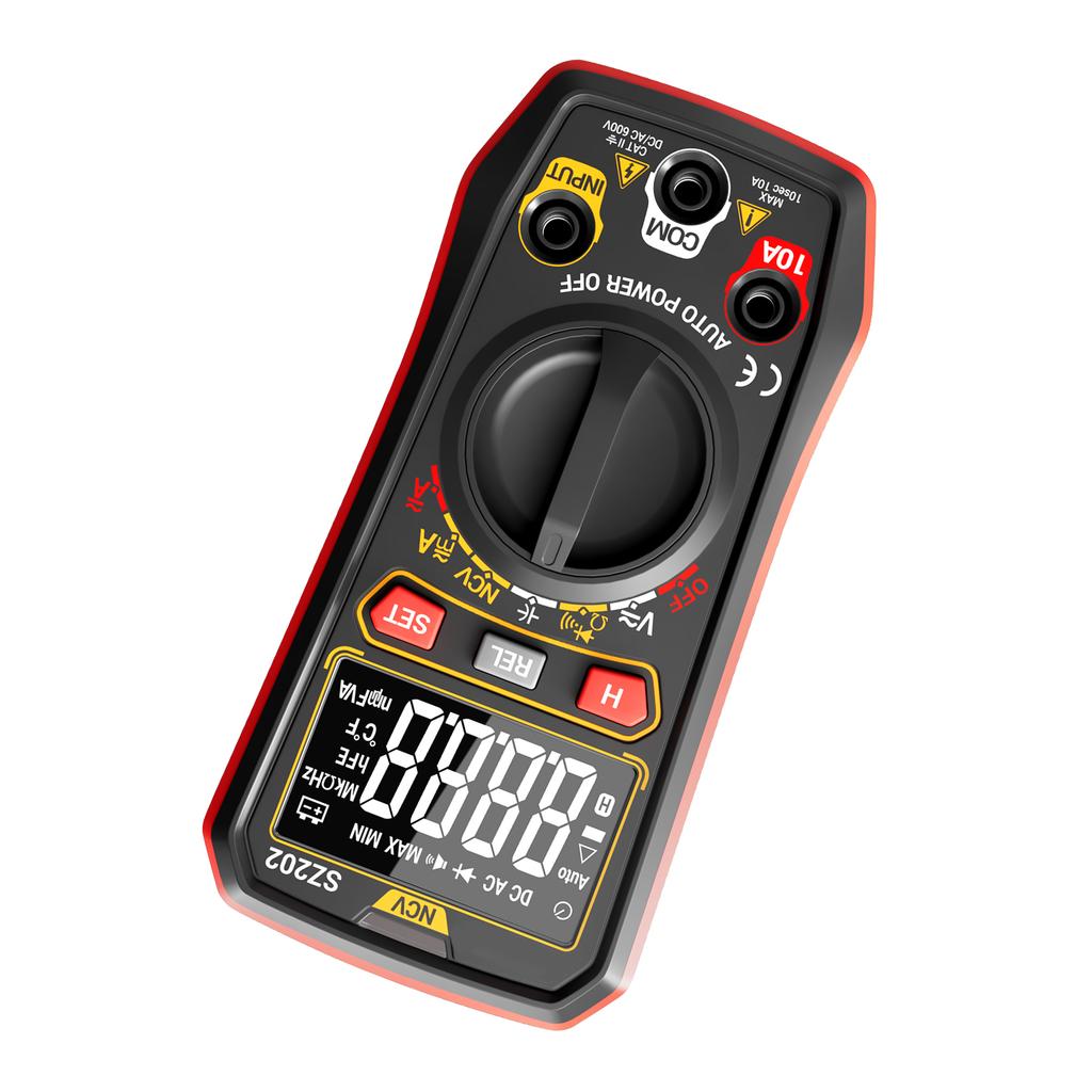 Digital Multimeter, Auto-Ranging 4000 Counts, Portable Ohm Volt Amp Tester Measures NCV, Voltage, Current, Diode, Capacitance