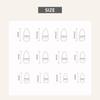 French Style Artificial Nails Beige White 24 Pieces Durable Comfortable For Wedding Party Daily Use