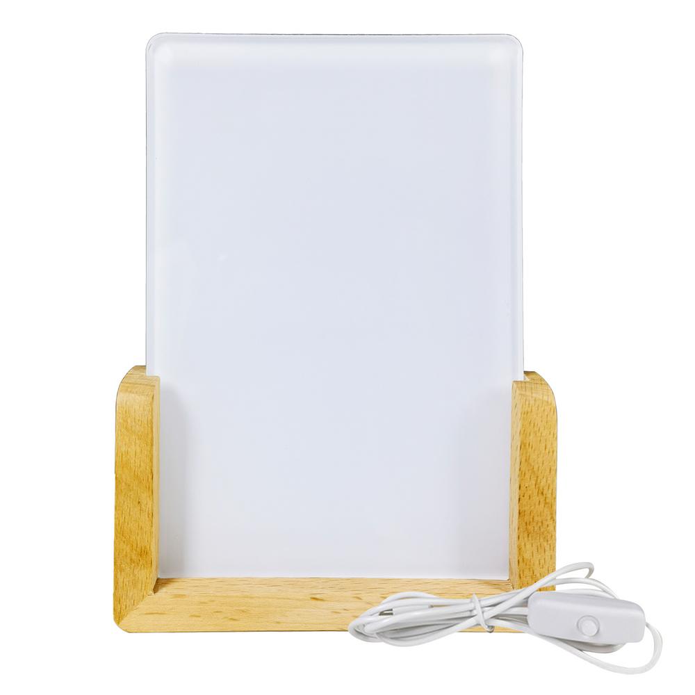 

Sublimation Acrylic Blank Sublimation Photo Blanks 3D Night LED Light Lamp Base Heat Transfer Acrylic Photo Frame Blank Display