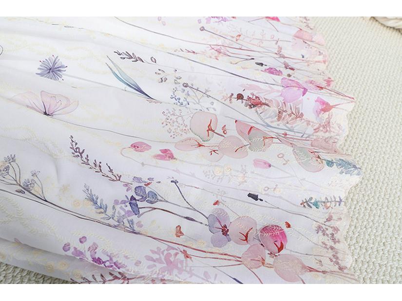 Fei Yuan Women's Ethnic Printed A-line Skirt - Autumn/Winter Artistic Fashion