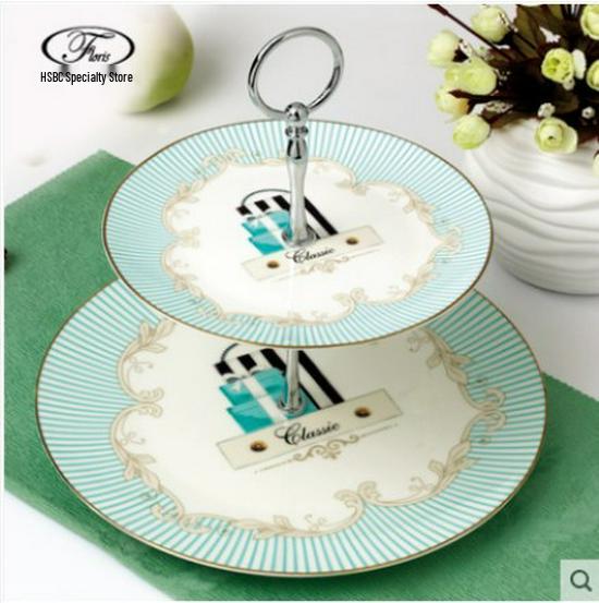 Creative European Bone China Tea Set: Cup, Saucer, Teapot, Dessert Plate, Double-Layer Fruit Bowl, Mix & Match