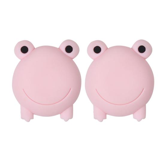 2Pcs Cartoon Door Stopper Wall Protector Quiet Shock Absorbing Door Stops Wall Shield Cushion Soft Adhesive Wall Bumper Guard for Door Handle Knob