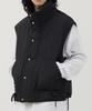 Mimthewardrobe Drawstring Padded Vest_Black