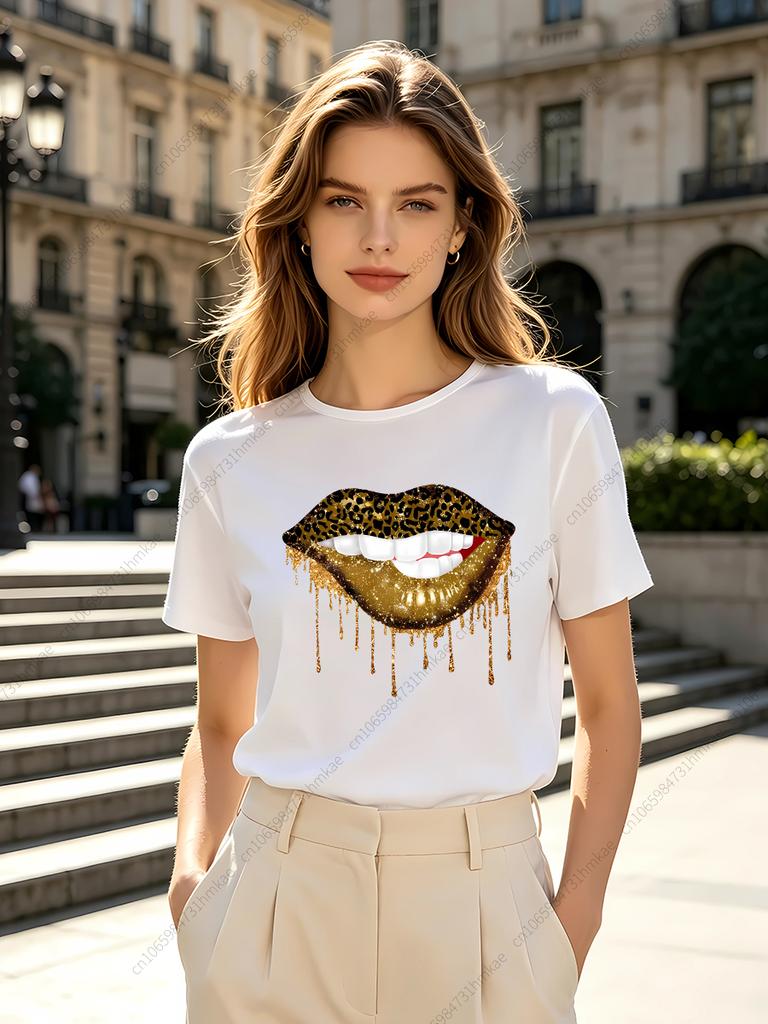 1pcs Fashion Mouse Unisex T Shirts For Girls Funny Printing Short Tshirts For Unisex Tshirts Lady Tops
