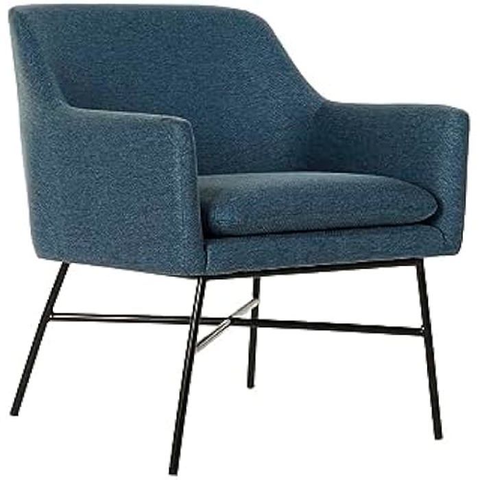 Fauteuil - DKD HOME DECOR - Métal - Noir - 1 Place - Accoudoirs Inclus