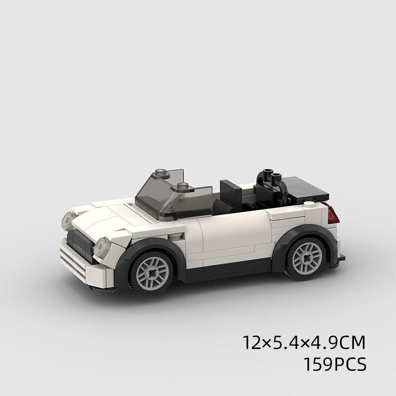 Kinderspielzeug Auto Modell Sportwagen Kompatibel Mit Rennen Kleine Teile DIY Bausteine Puzzle Technologie