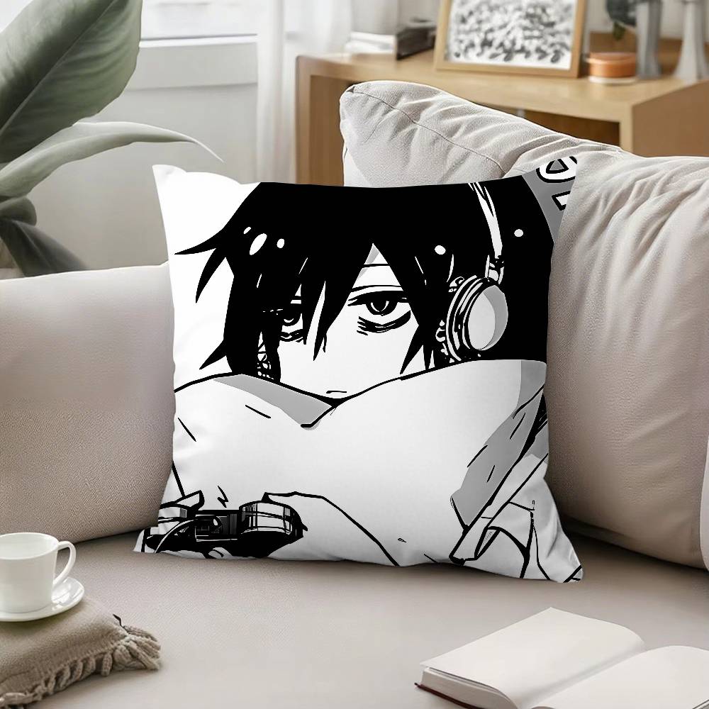 Cute K-Tomoko Kuroki-S Pillow Case Cushion Cover Soft Cute Throw Pillow Case For Car Sofa Pillowcase Polyester With Zipper