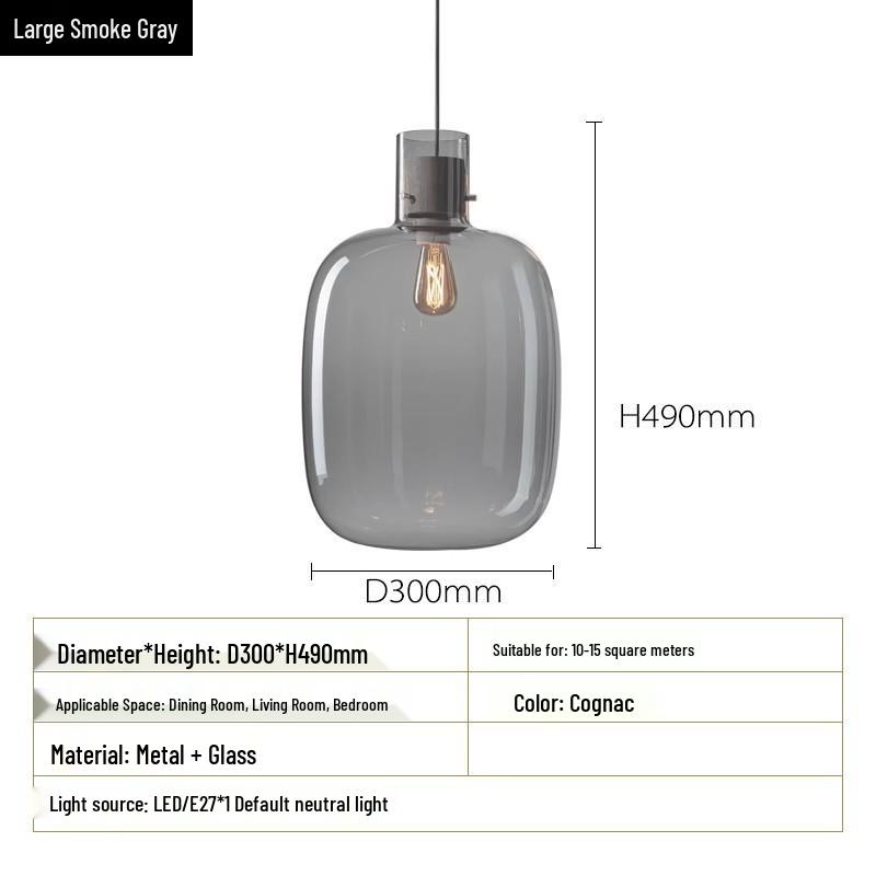 Nordic Minimalist Pendant Light: Elegant Designer Lighting for Restaurant, Bar, Bedroom, Stairwell, or Bedside