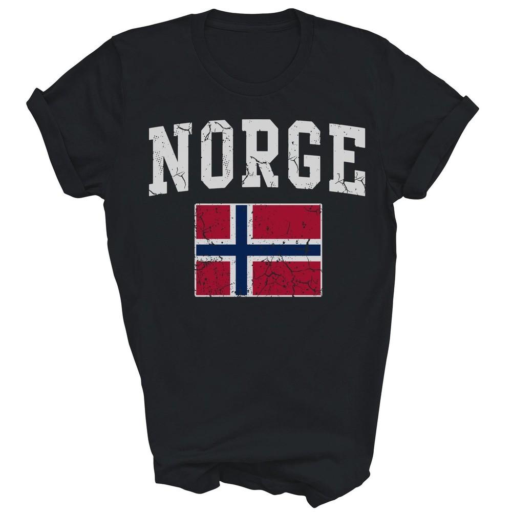 

Norge Flag Norwegian Norway Unisex Shirt Gift M