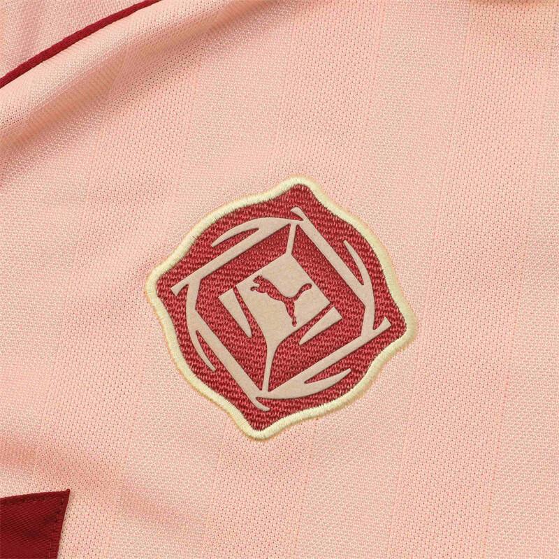 Puma Klasické logo Volný střih Polo tričko s krátkým rukávem Unisex topy Světle růžová 628244-70