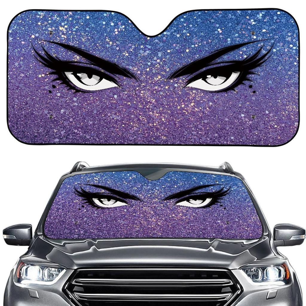 Universal Customizable One-Piece Car Windshield Sunshade