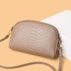 Luxury Crocodile Pattern Genuine Leather Shoulder Crossbody Bag for Women High Quality Cowhide Ladies Messenger Tote Sac Handbag