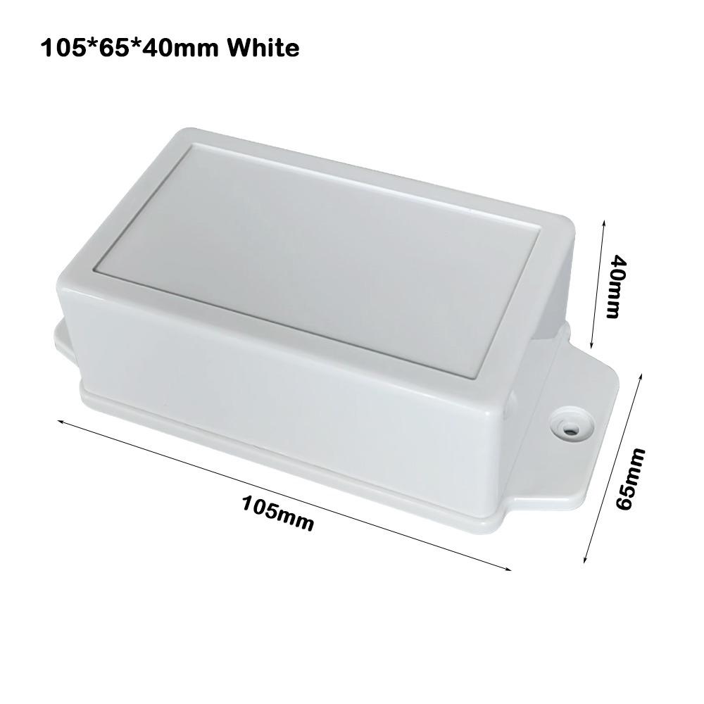 White Black Project Enclosure Boxes Waterproof Housing Instrument Case  Electronic Supplies