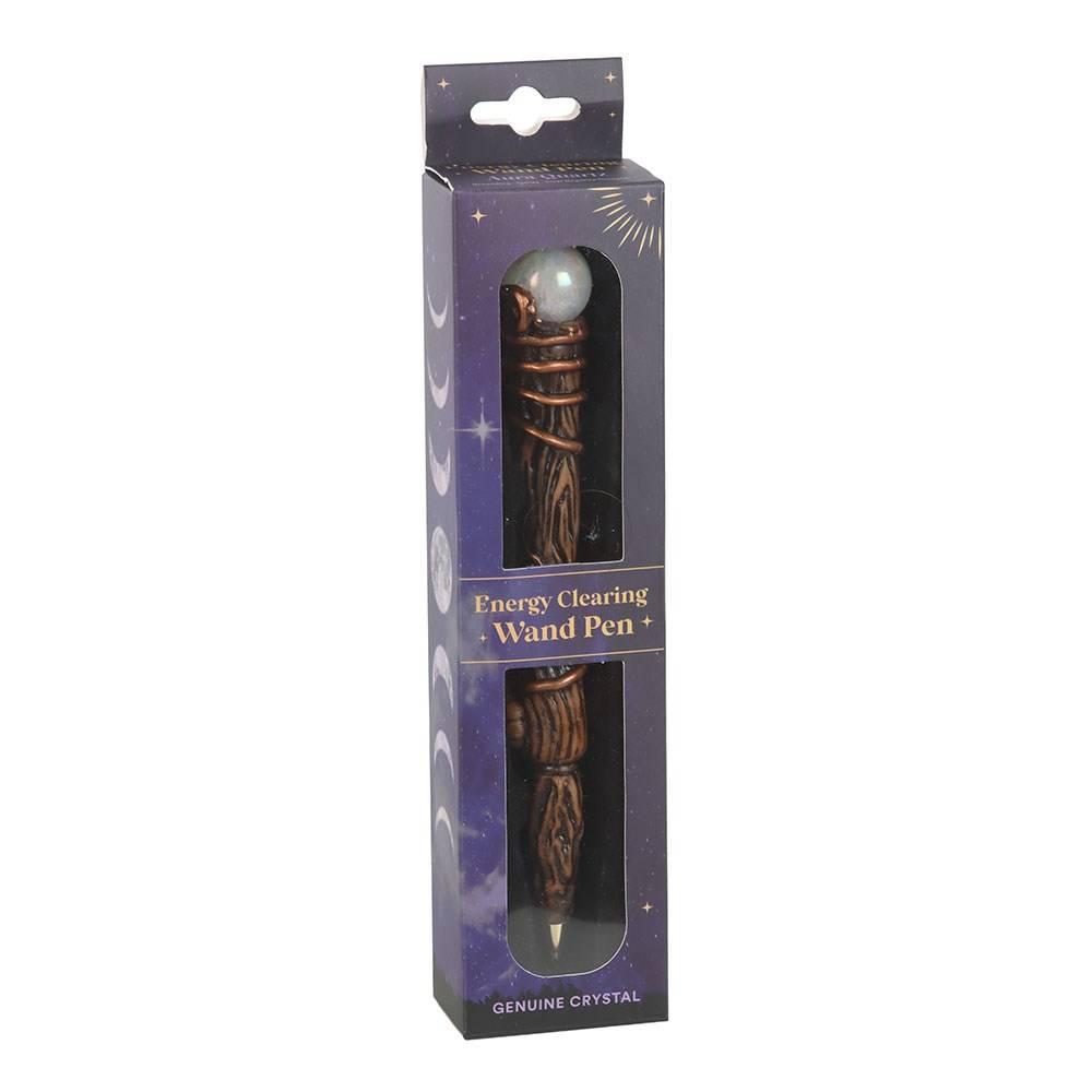 Something Different Energy Clearing Aura Crystal Quartz Wand Pen