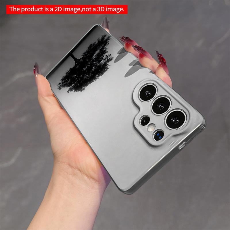 2DFlat Samsung Phone Case Solitary Tree In Misty Silence Applicable To Galaxy S22 S23 S24 S25ULTRA S26 A12 A13 A14 A15 A16