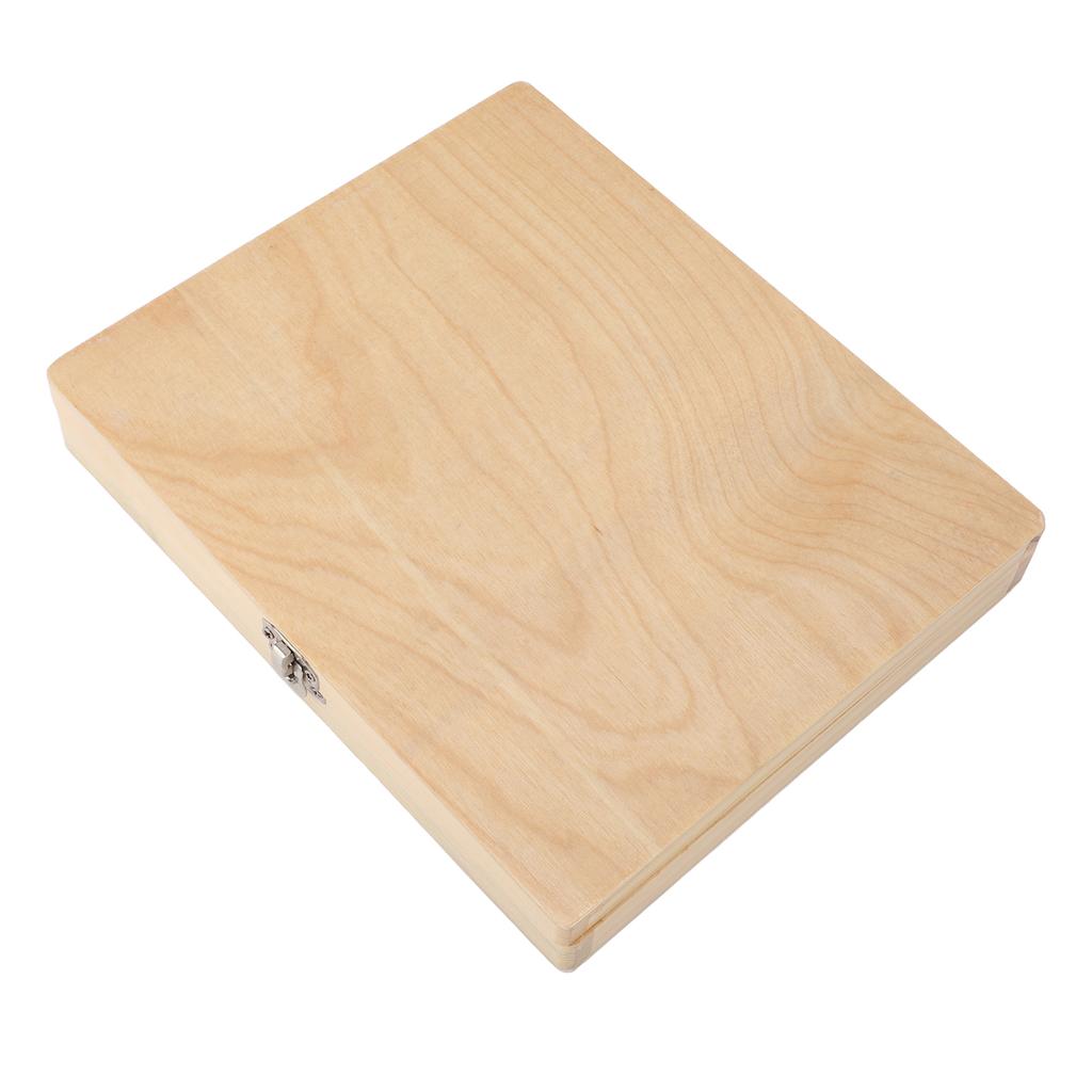 Wooden Microscope Slide Box Holds 100 Slides Microscope Slide Case Holder for Lab Glass Prepare Biological Science Education