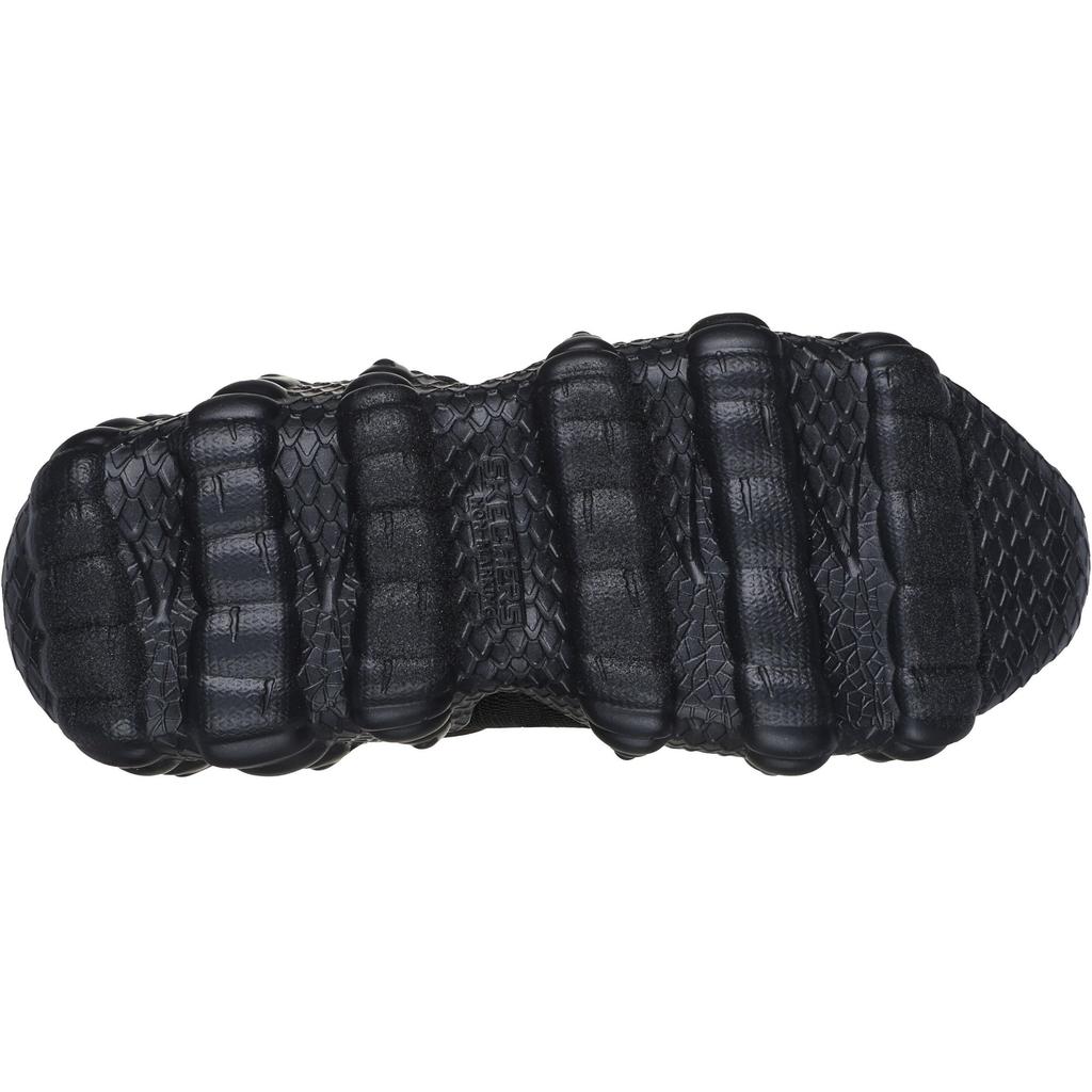 Skechers Scarpe Casual Basse da Ragazzo O-Saurus - Rapid-Dino in Rete, Atletiche, Comode, Antiscivolo, Resistenti, Sneaker per Bambini, Rosso 400119L-RDBK