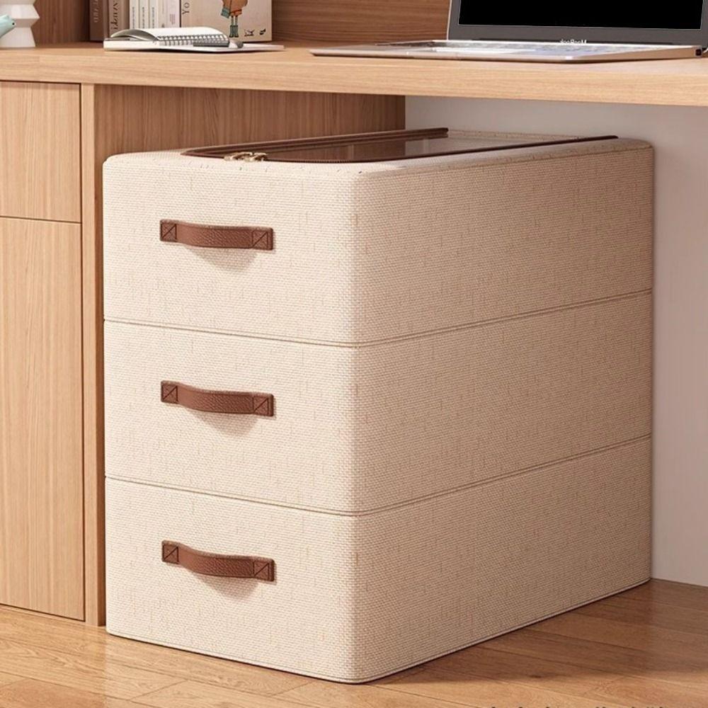 Folding Clothes Quilt Storage Box Clear Window Shoe Storage Box Shoes Container  Bedroom