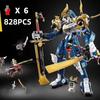 Zestawy Kompatybilne Seria Phantom Mech Tytana Jaya Klocki Zabawka do Składania Robot Bojowy Nya Smith Prezent na Dzień Dziecka bez pudełka
