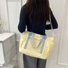 Large Capacity Messenger Bag Nylon School Tote Bag New Transparent Itabag  Handbags