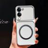 Upgraded Big Lens Protection Case for Vivo Y29t 5G,Y29s 5G,Y04,Y04s Luxury Leather Casing with Magnetic Ring