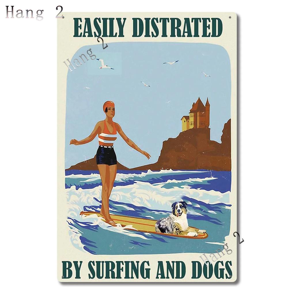 Aussie Metal Tin Sign Wall Decor Australian Shepherd Dog Bath Soap Poster Hanging Plaque Aluminum Signage Posters 8x12 Inch