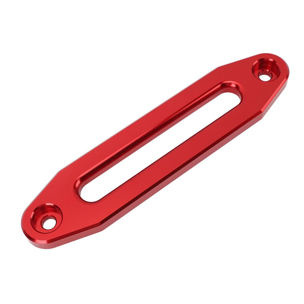 11.6in Winch Rope Cable Guide Aluminium Alloy 12000 Lbs Towing Winch Fair s for Synthetic Winch Rope Cable Guide Red