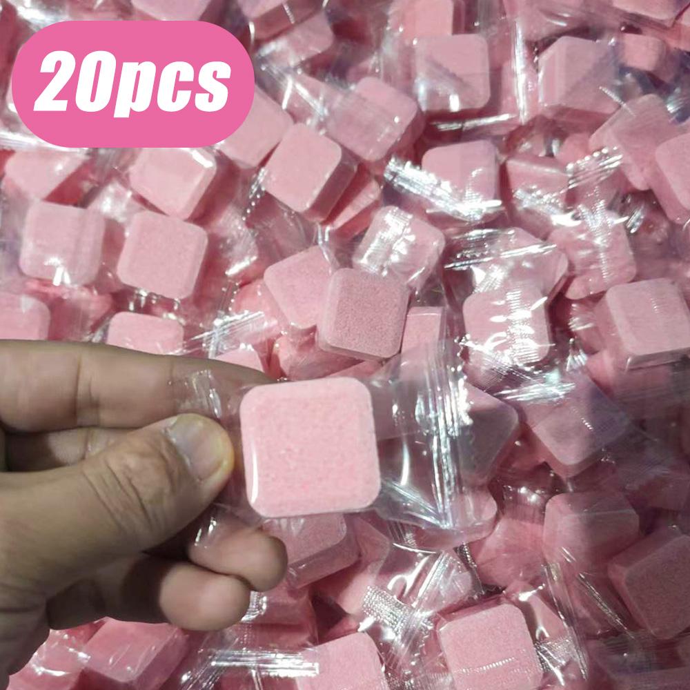 3-20Pcs Toilets Cleaning Effervescent Tablet Toilet Cleaner Deodorant Remover Urine Stain Yellow Dirt Home Batnroom Cleaning