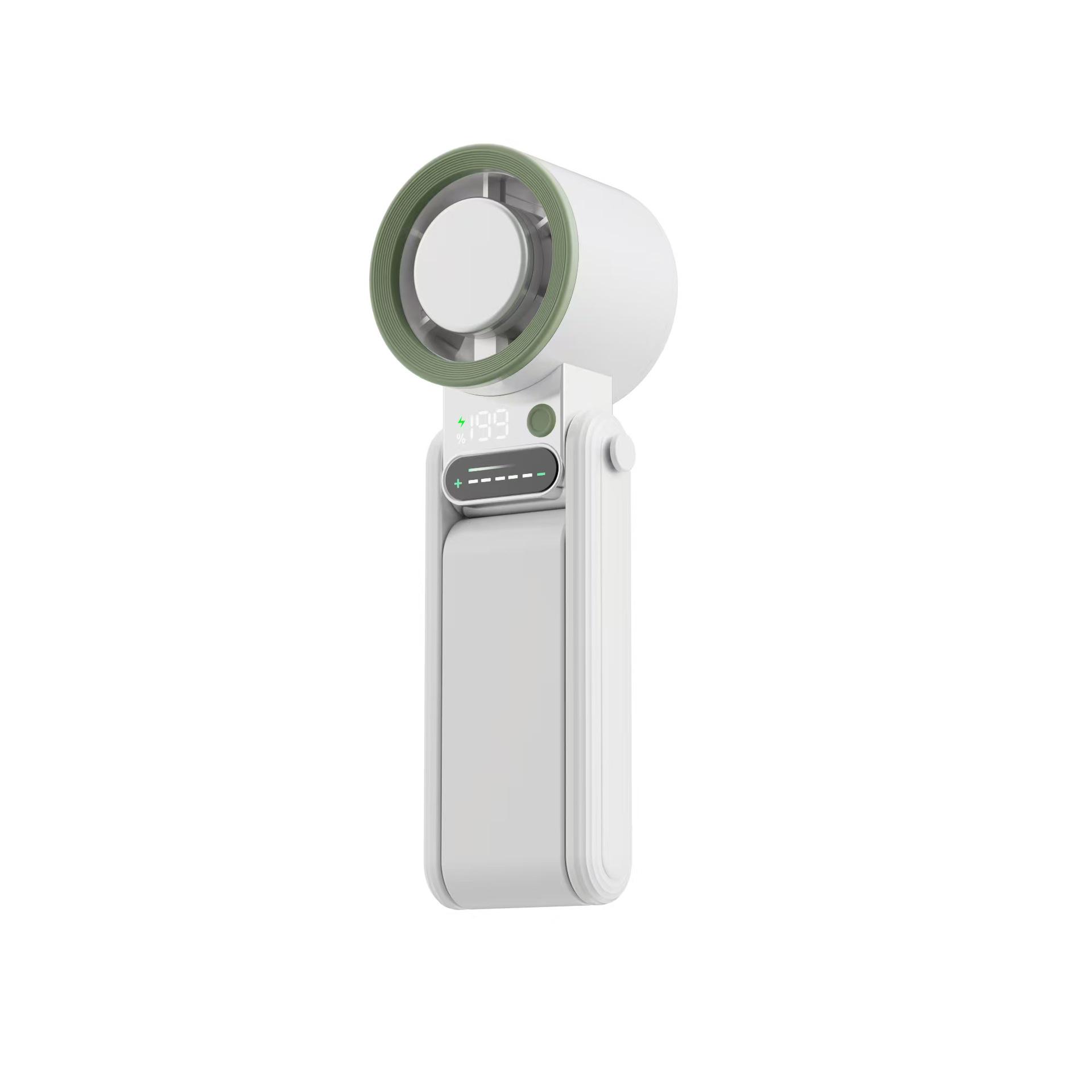 

2026 Portable Ultra-Fast Neck-Hanging Handheld Fan with Powerful Cooling 174x58.6x50.8 mm белый