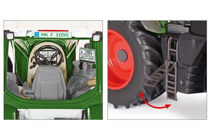 Véhicule miniature - wiking - 7864 - fendt 1050 vario - vert - 21.6x10.1x11.1 cm - 0.58 kg