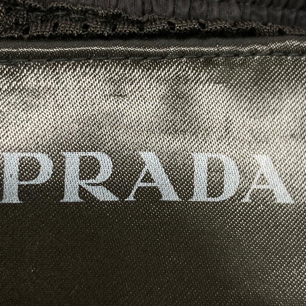 Prada Black 23 Year UB333 S231 13Z3 Nylon Shorts Bottoms 46 blackUsed