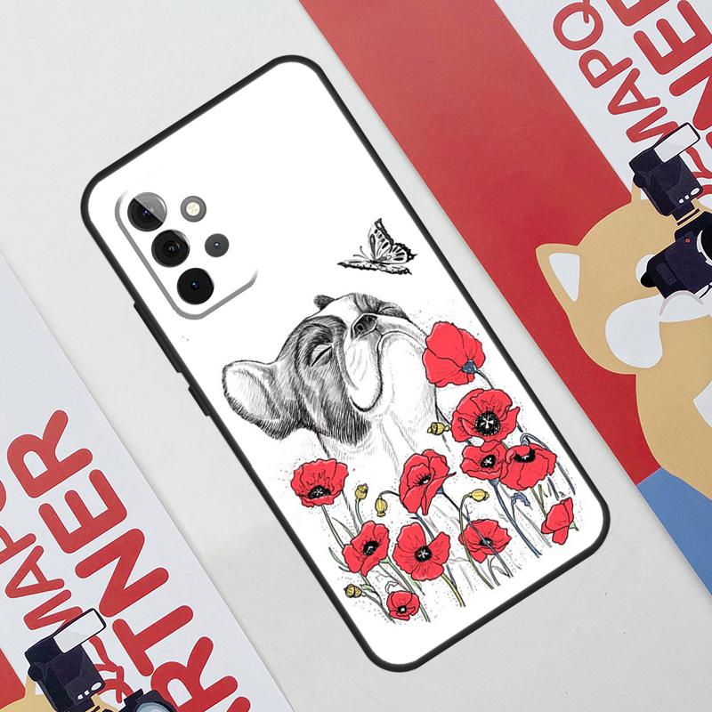 Cute Pug Dog Case For Samsung Galaxy A06 A16 A36 A56 A55 A35 A33 A53 A13 A23 A17 A54 A34 A14 A52 A32 A15