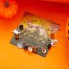 Creative Halloween Metal Chain Bracelet For Women Men Spider Web Pumpkin Ghost Bat Beaded Bangles All Saints' Day Jewelry Gifts