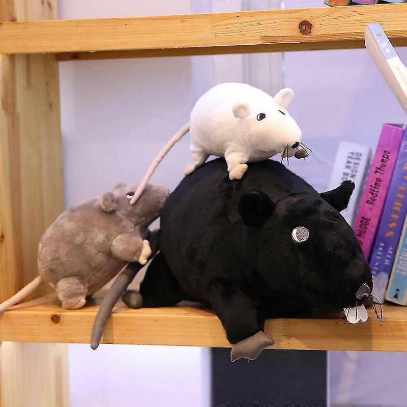 20-60cm Simulierte Maus Superweiche Plüschmaus Plüschpuppe Stoffratte Plüschtier Spielzeug für Kinder Peluche Maskottchen Geschenk Dekoration Stofftiere